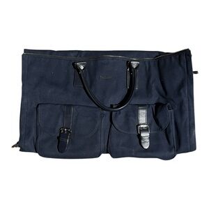 Hook & Albert Waxed Canvas Garment Weekender Bag